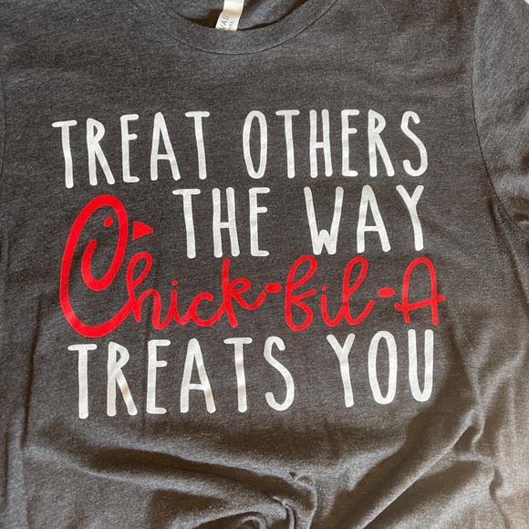 Treat others the way Chick Fil a treats you tee - Picture 2 of 2